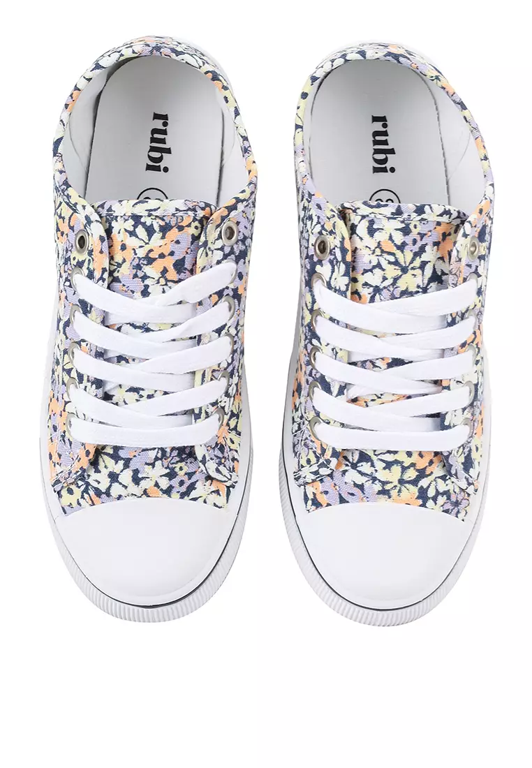 Rubi Harlow Lace Up Plimsoll Sneakers