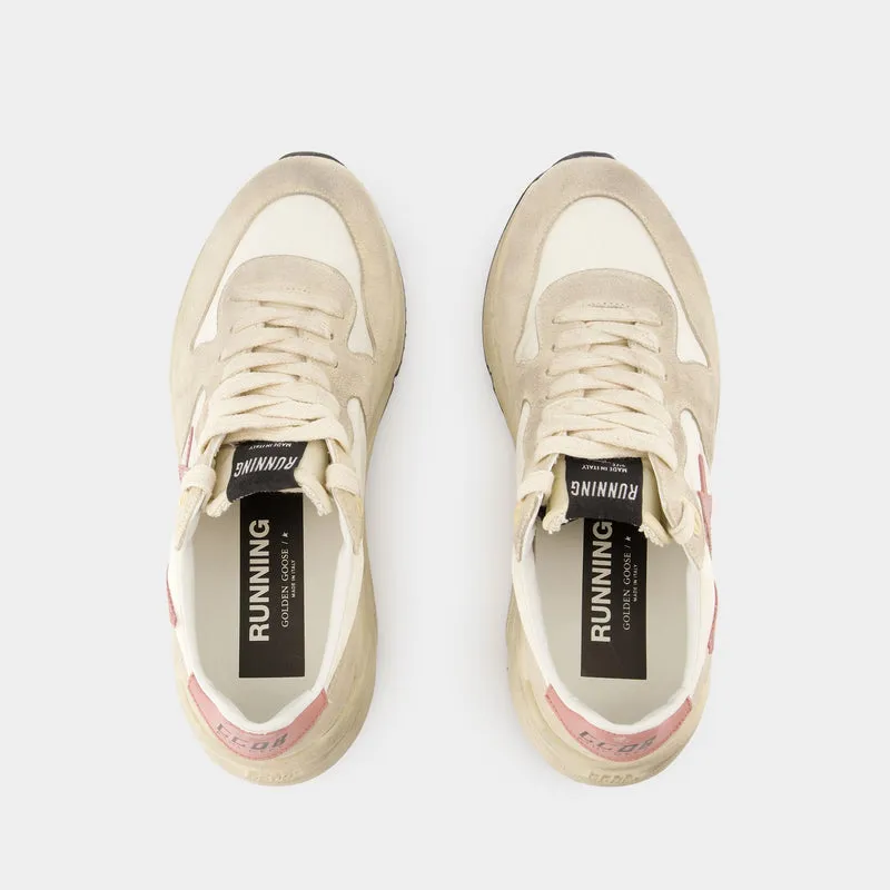 Running Sneakers - Golden Goose Deluxe Brand - Leather - Beige