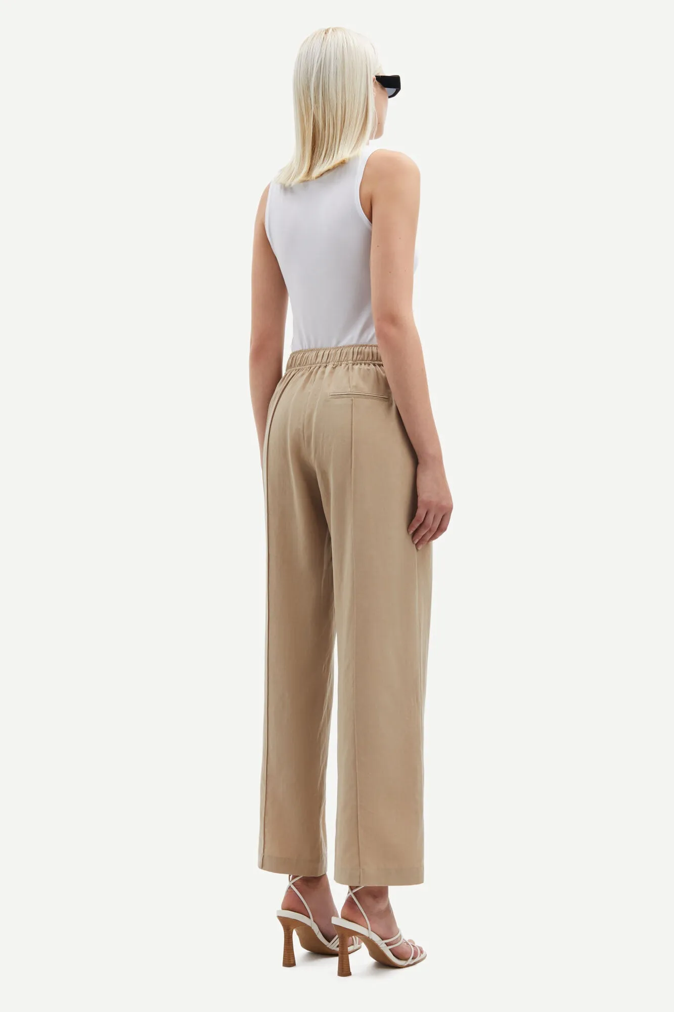 Sacs of Ashbourne   Samsoe Samsoe Sahani Trousers- Chinchilla