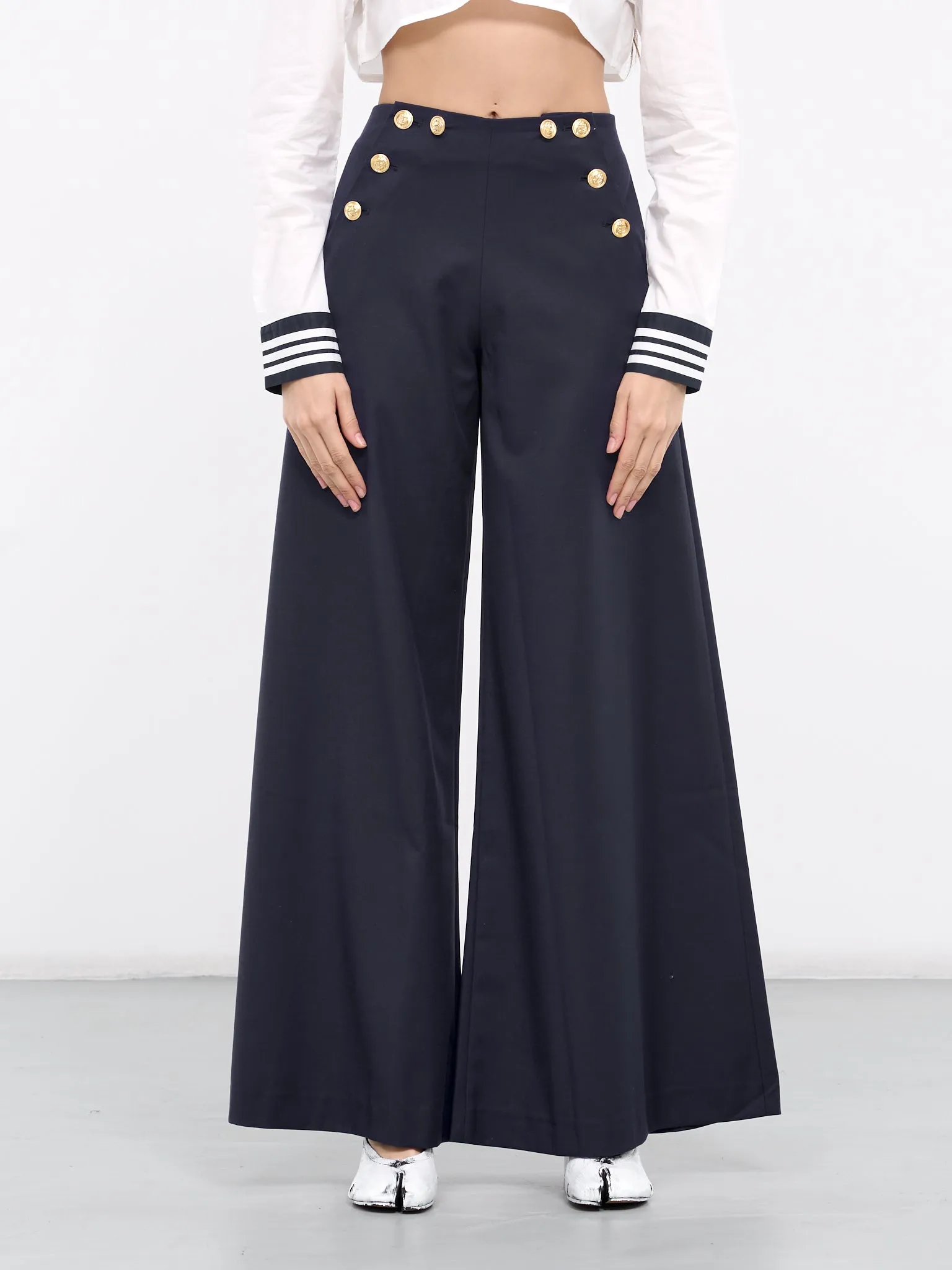 Sailor Wide Trousers (00TR14-NAVY-BLUE)