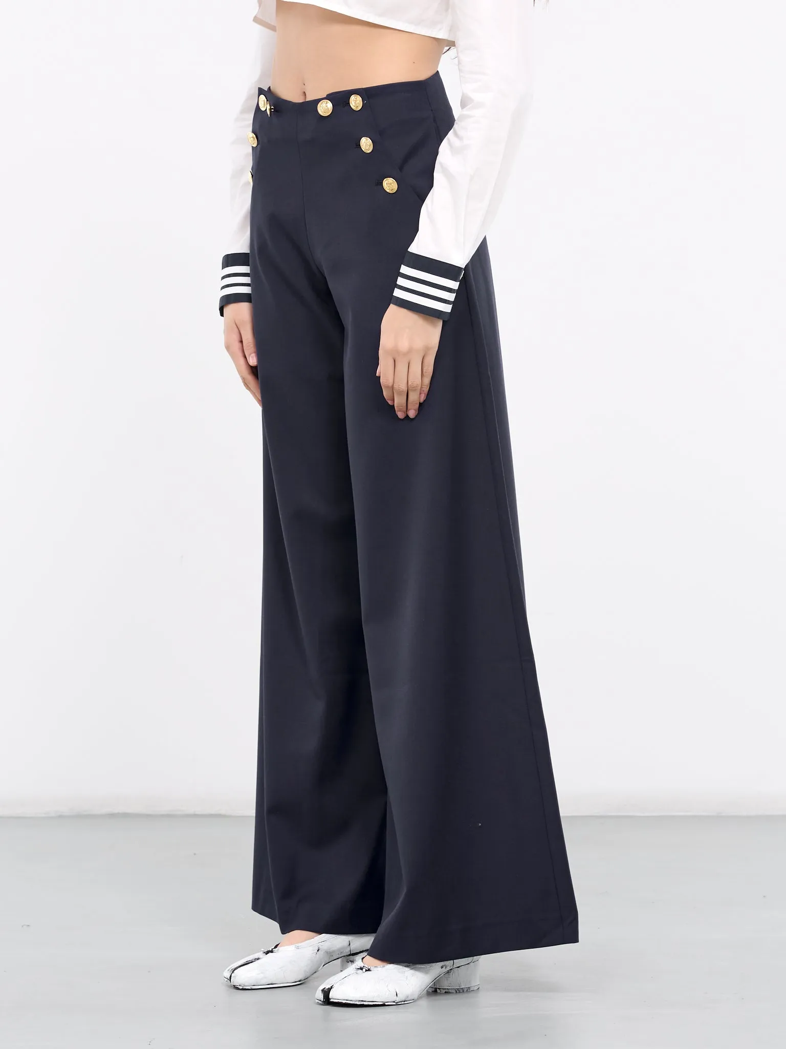 Sailor Wide Trousers (00TR14-NAVY-BLUE)