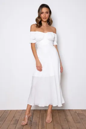 White Samantha Dress