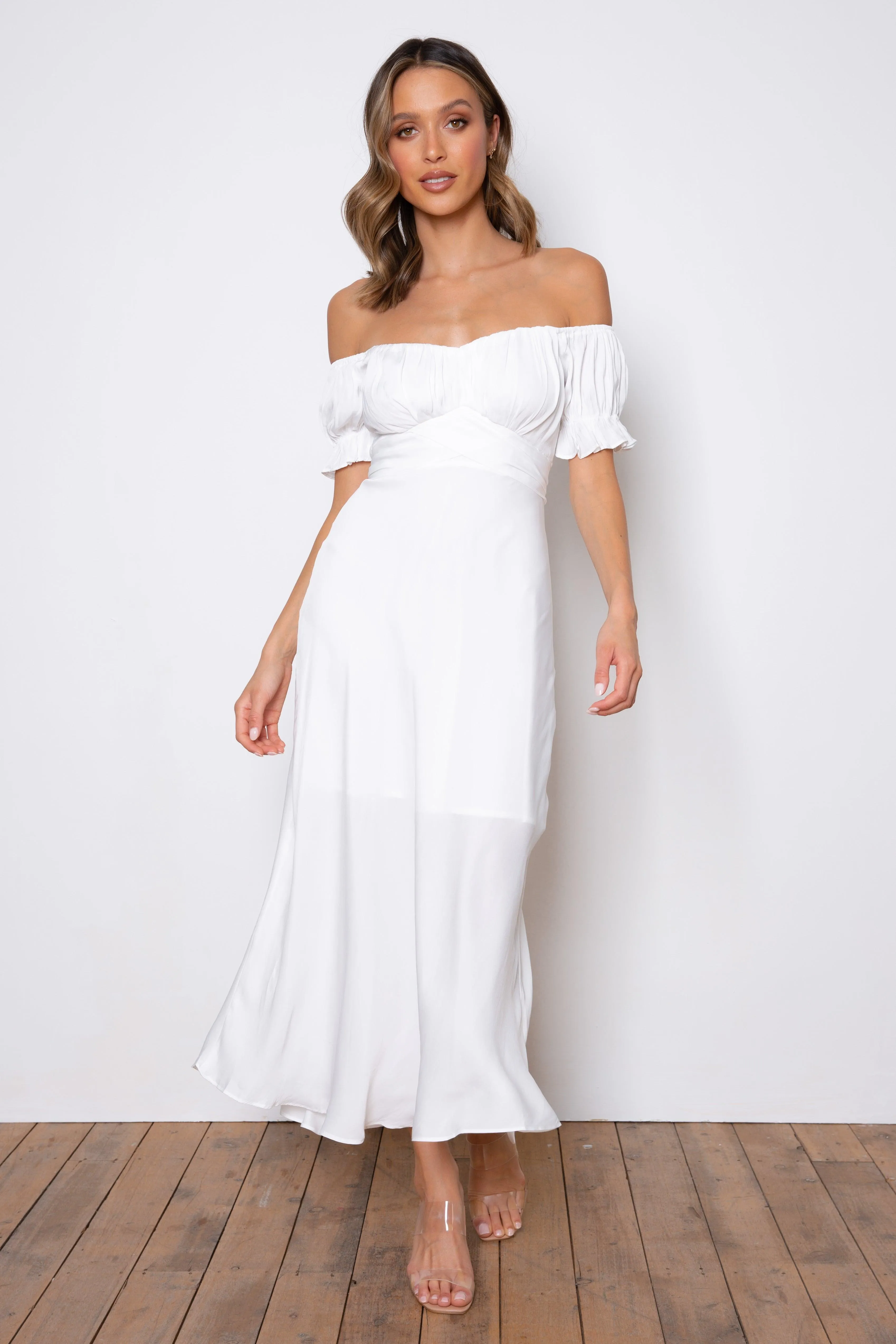 White Samantha Dress