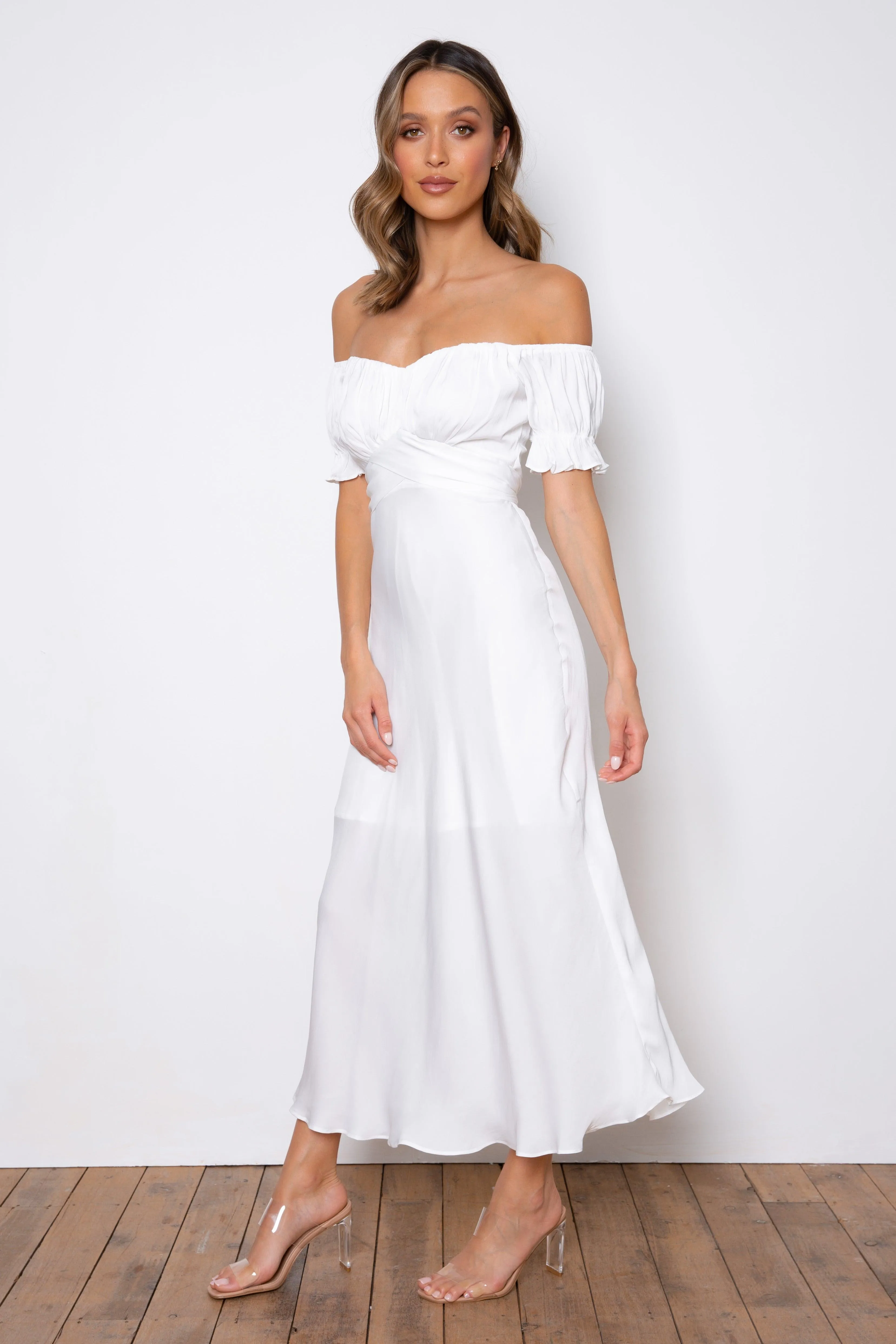 White Samantha Dress