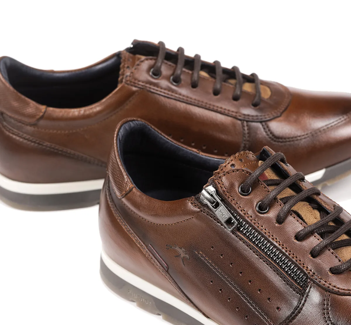 SANDER F0928 Brown Sneakers