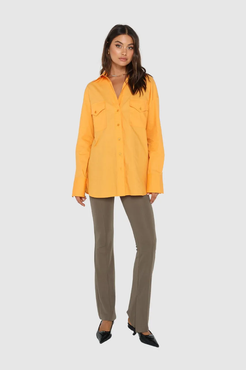 Vibrant Orange Saskia Shirt