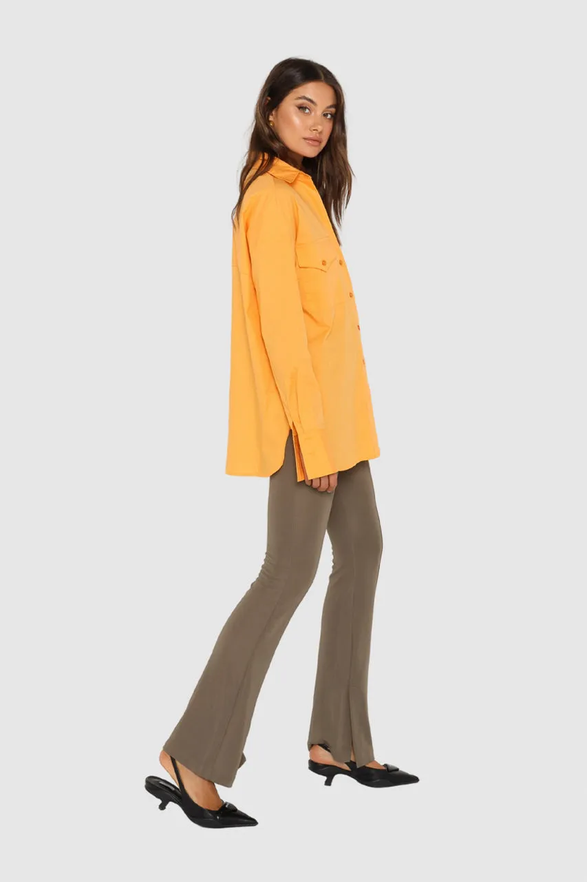 Vibrant Orange Saskia Shirt