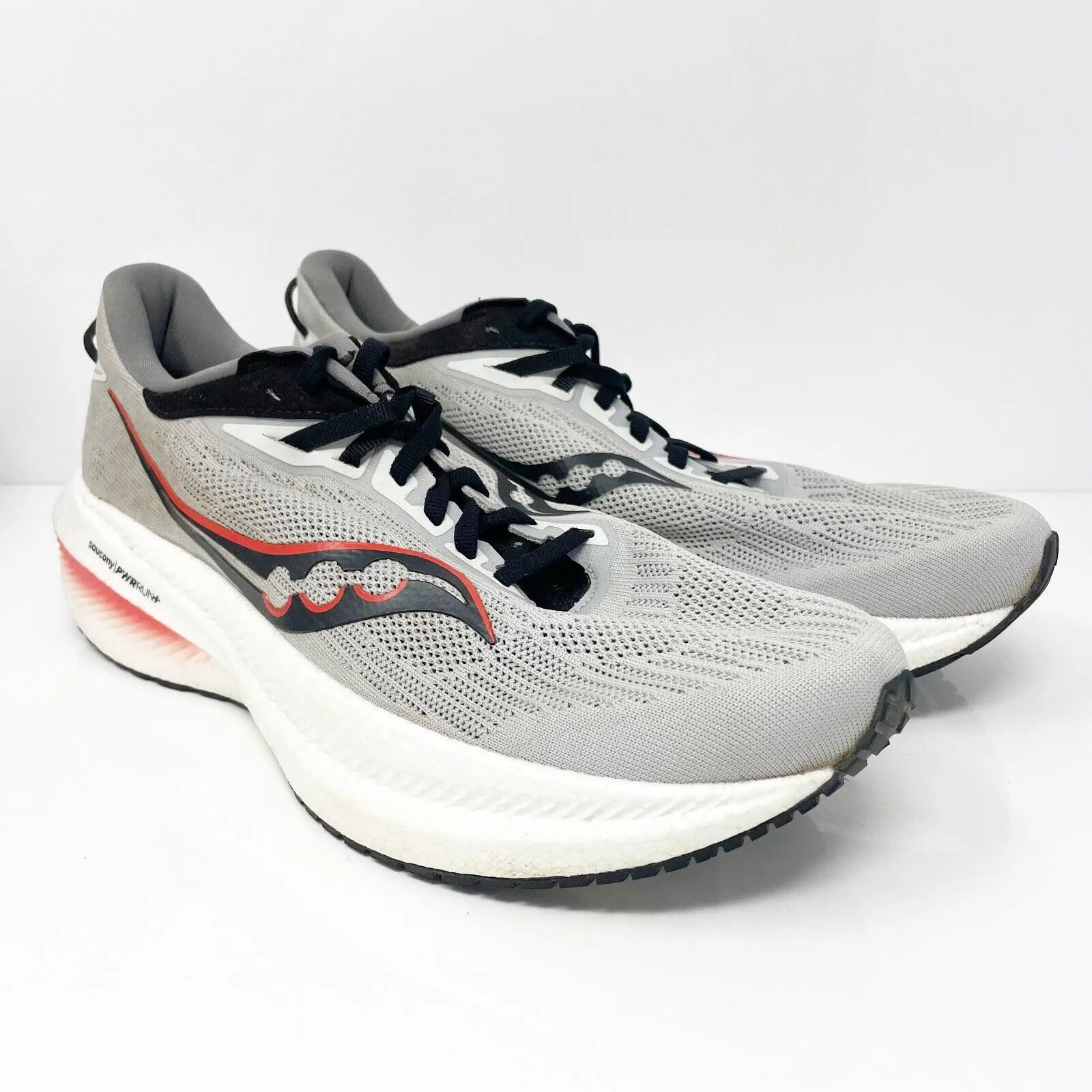 Saucony Mens Triumph 21 S20881-30 Gray Running Shoes Sneakers Size 9.5