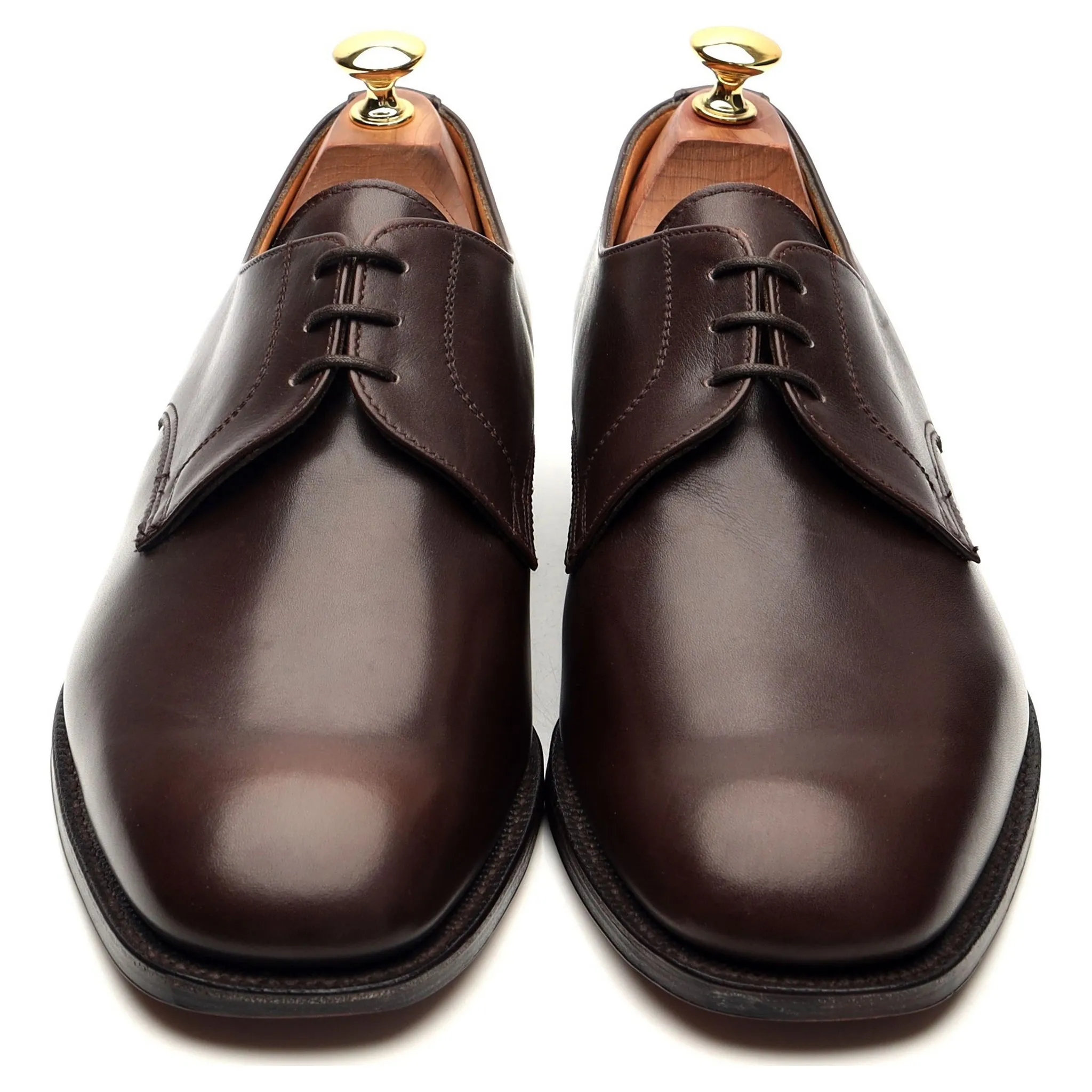 'Scott 2' Dark Brown Leather Derby UK 8.5 H