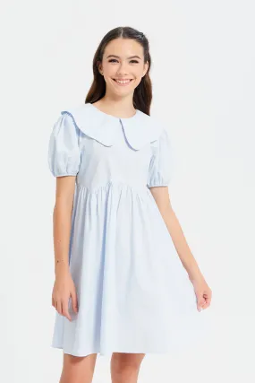 Senior Girls Blue Peter Pan Dress