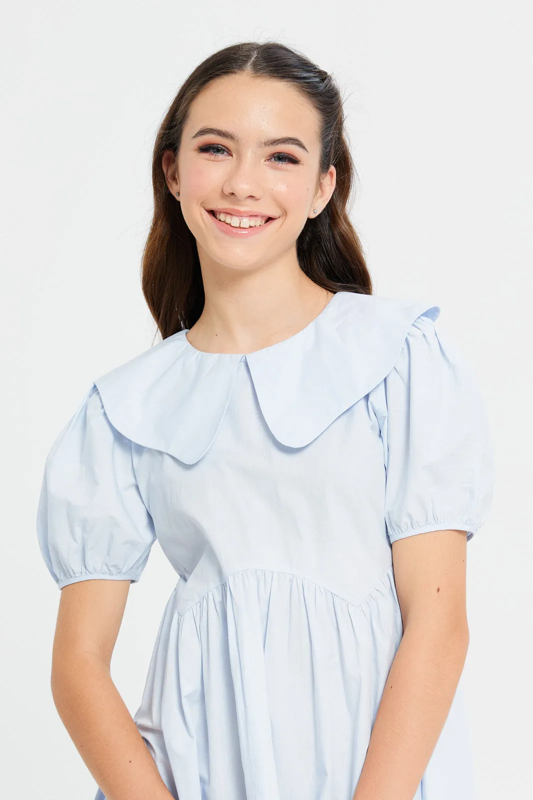 Senior Girls Blue Peter Pan Dress