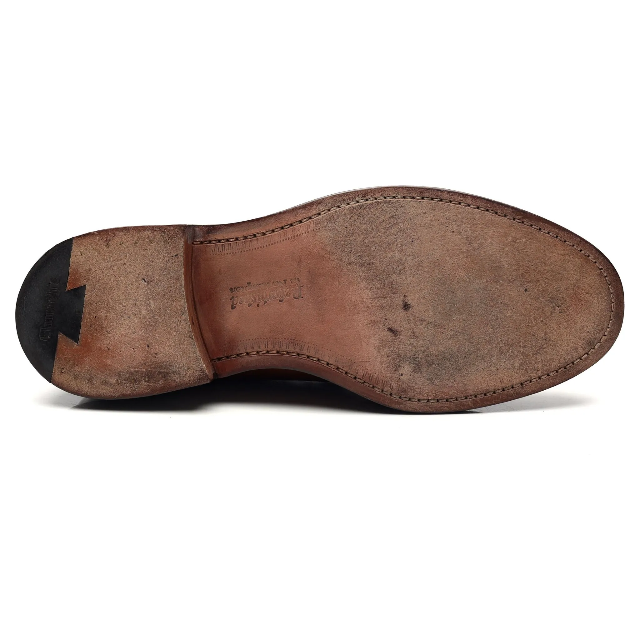 'Shannon' Tan Brown Leather Derby UK 8 G