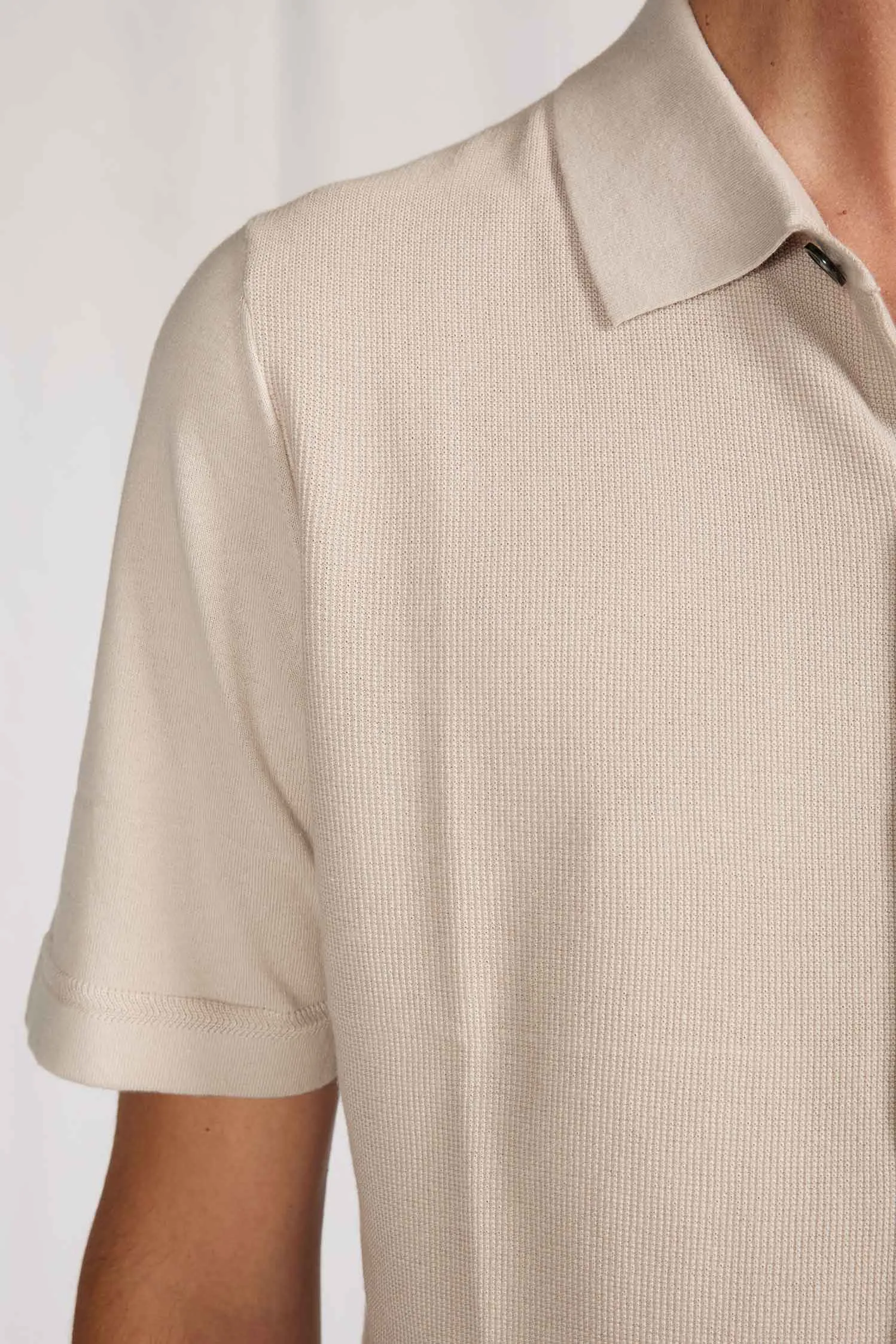 SHIRT knit OYSTER