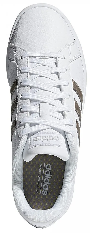 shoes adidas Performance Grand Court - White/Platin Met/White - women´s