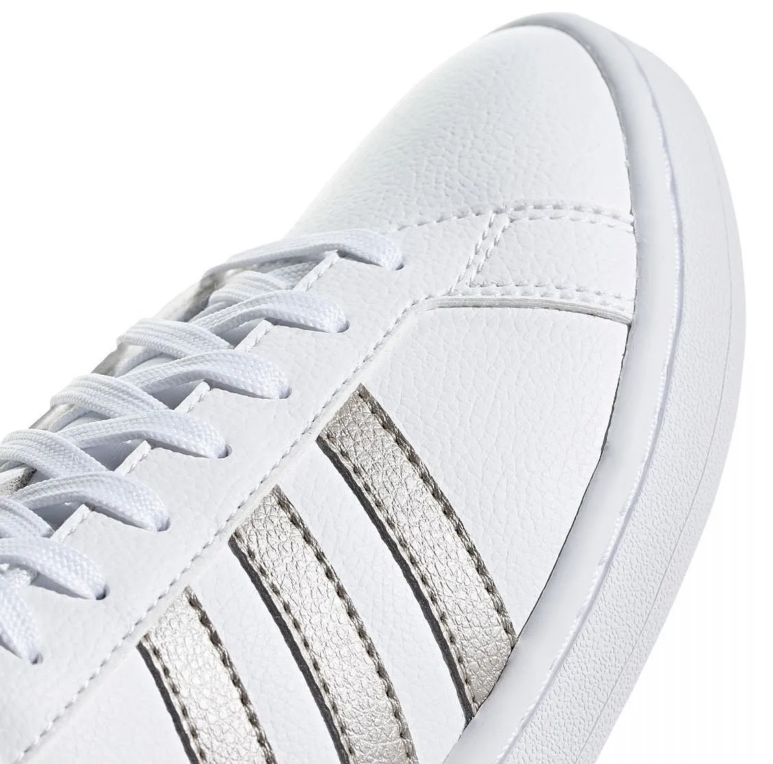 shoes adidas Performance Grand Court - White/Platin Met/White - women´s