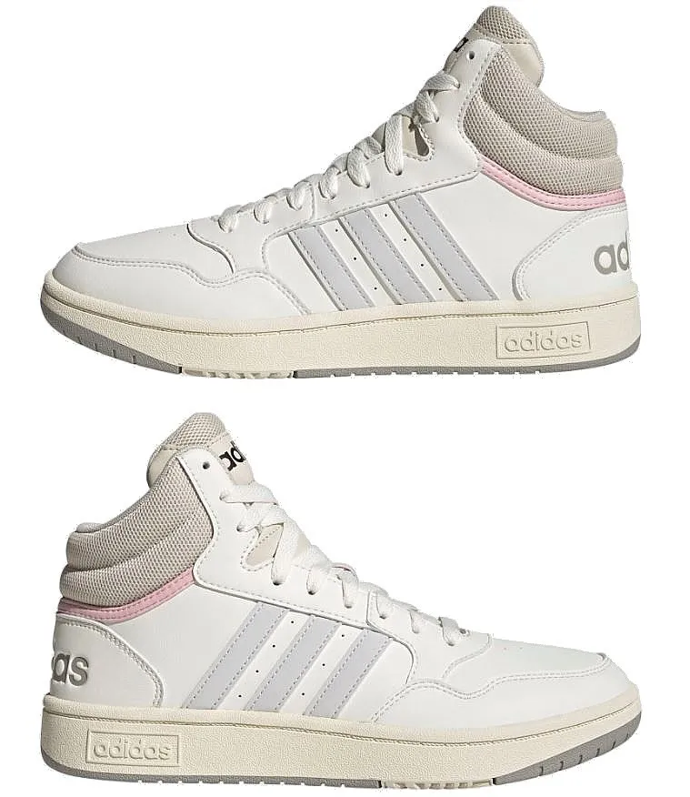 shoes adidas Performance Hoops 3.0 Mid - Cloud White/Dash Grey/Aluminium - women´s