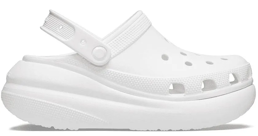 shoes Crocs Classic Crush Clog - White - women´s