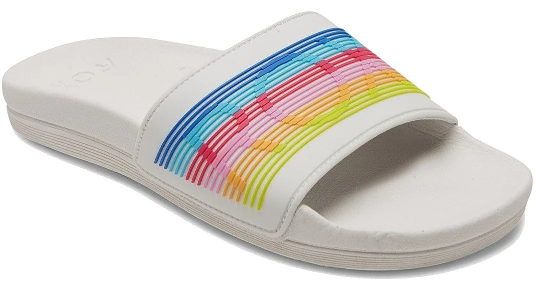 shoes Roxy Slippy LX - TRW/White/Rainbow - women´s