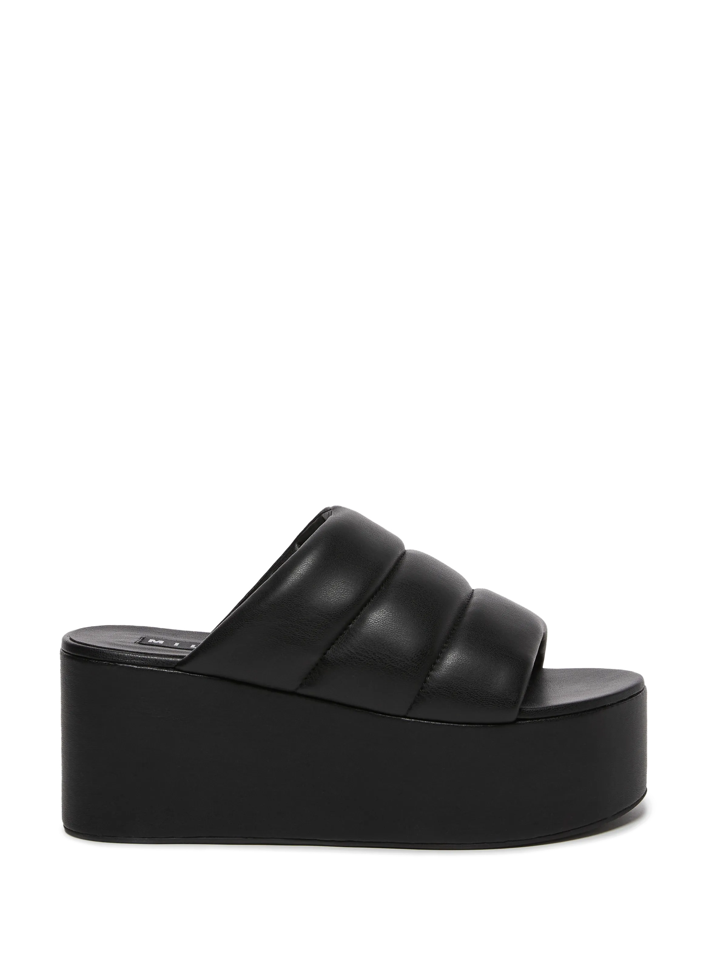 Simon Miller Coaster Faux Leather Platforms in Black