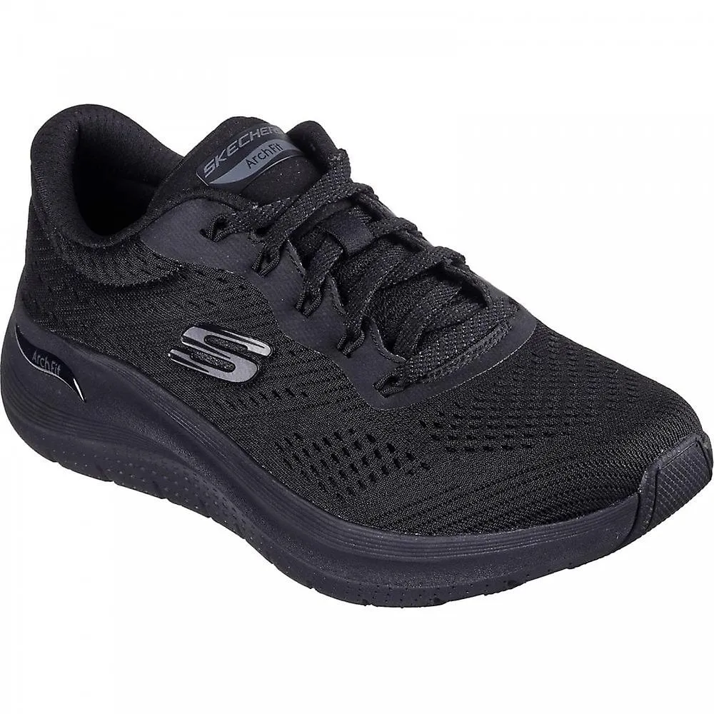 Skechers Arch Fit 2.0 - Big League Black Lace Up Women's Trainers