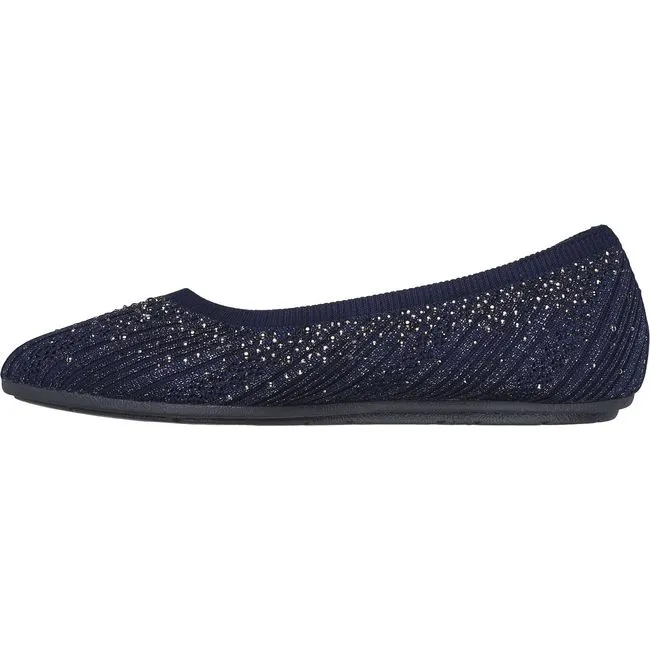 Skechers Women's Cleo 2.0 Glitzy Daze Flat