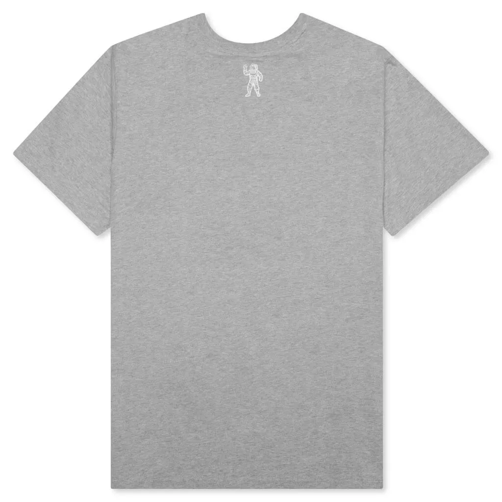 Small Arch Short Sleeve Knit in Heather Grey