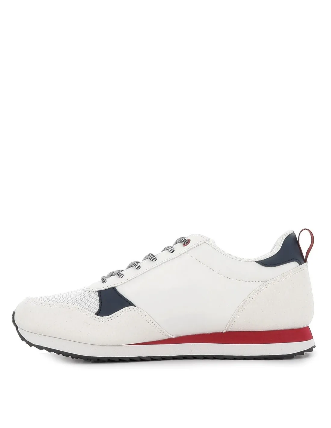 White lace-up men's sneakers by U.S. POLO ASSN.