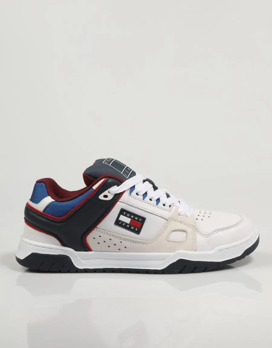 Tommy Hilfiger White Skate Sneaker - Tommy Jeans 79921