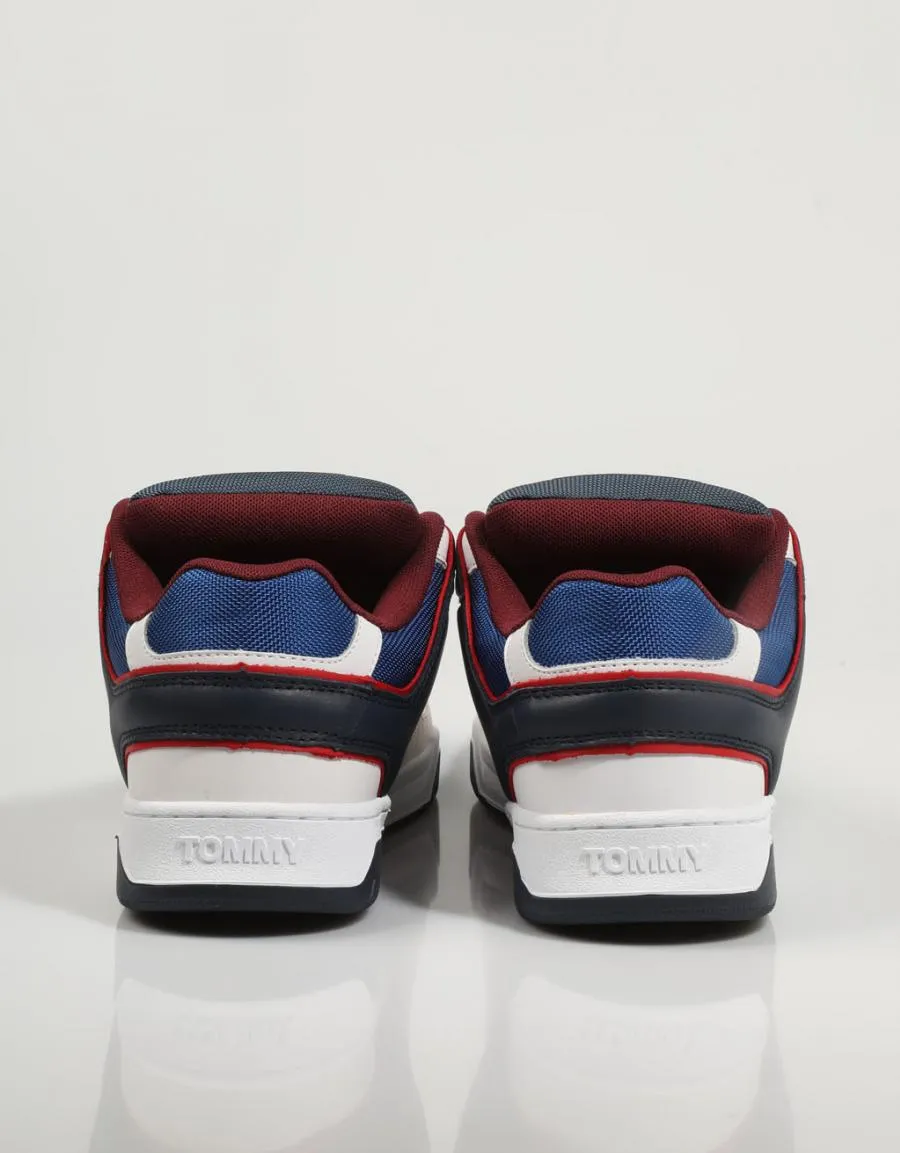 Tommy Hilfiger White Skate Sneaker - Tommy Jeans 79921