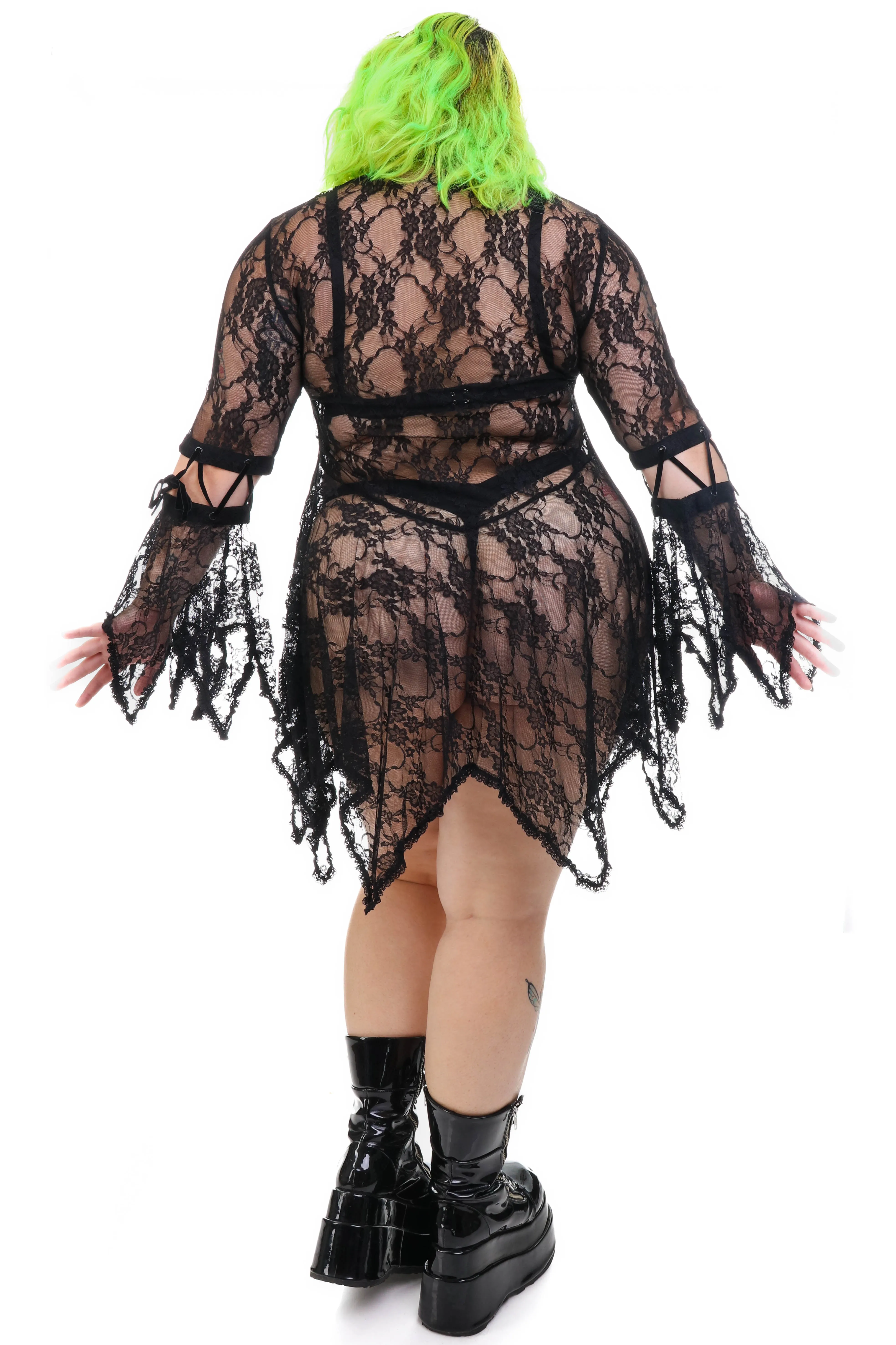 Sonja Black Lace Dress