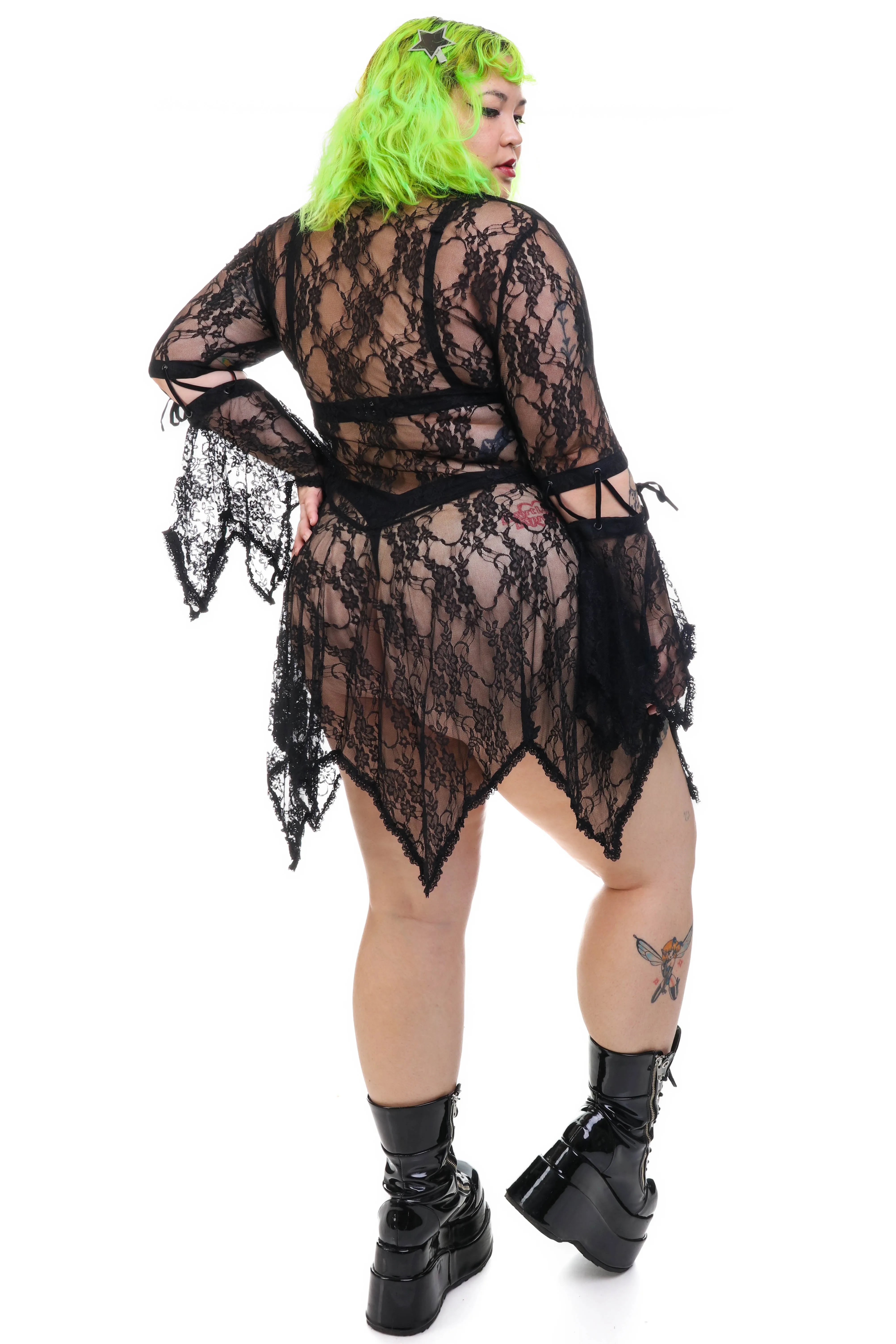 Sonja Black Lace Dress