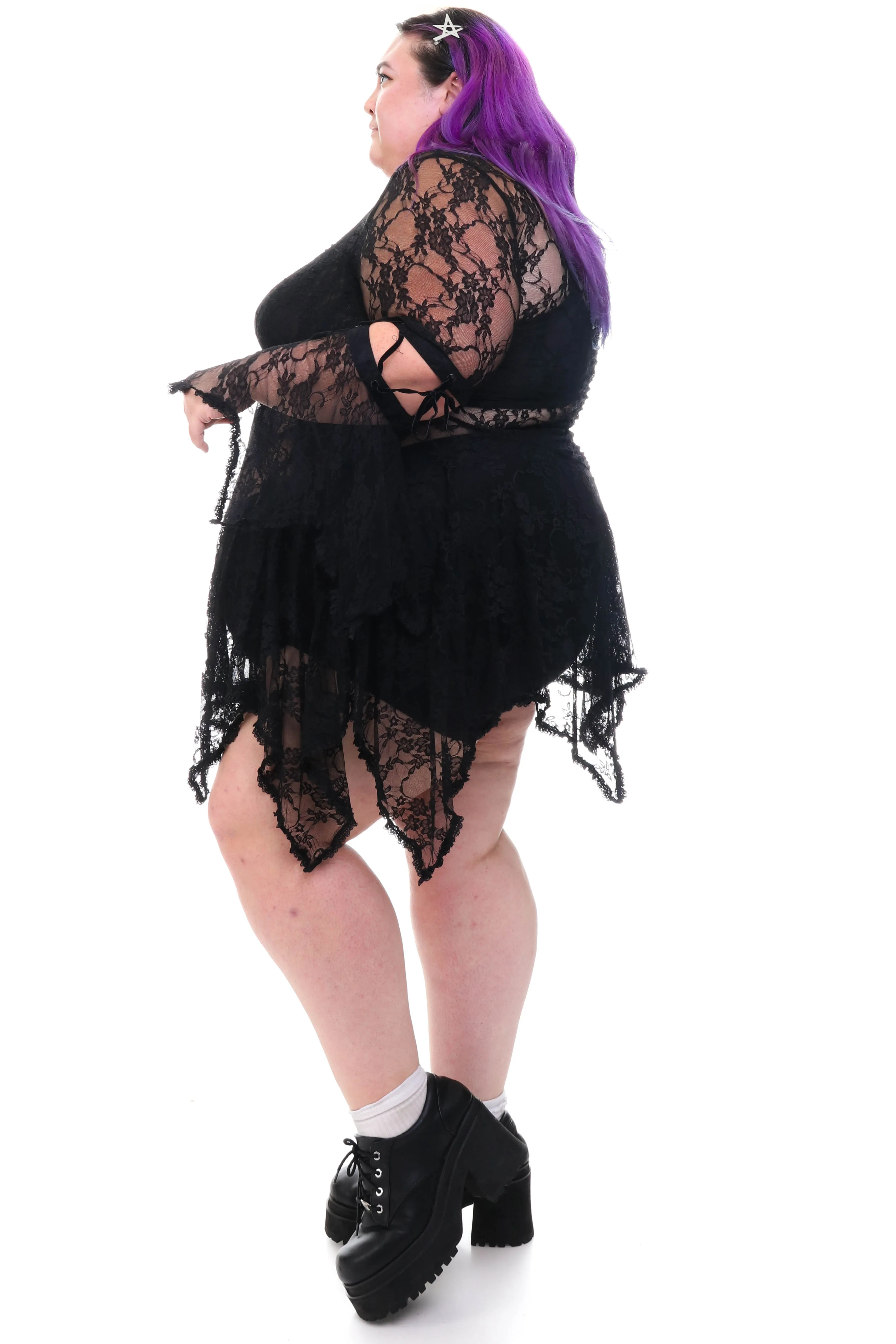 Sonja Black Lace Dress