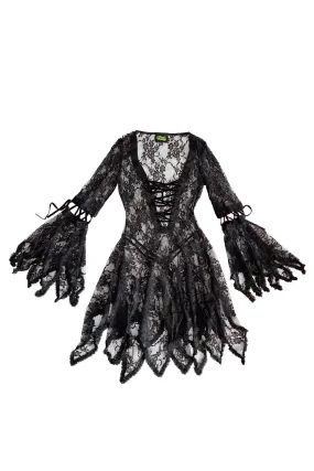 Sonja Black Lace Dress