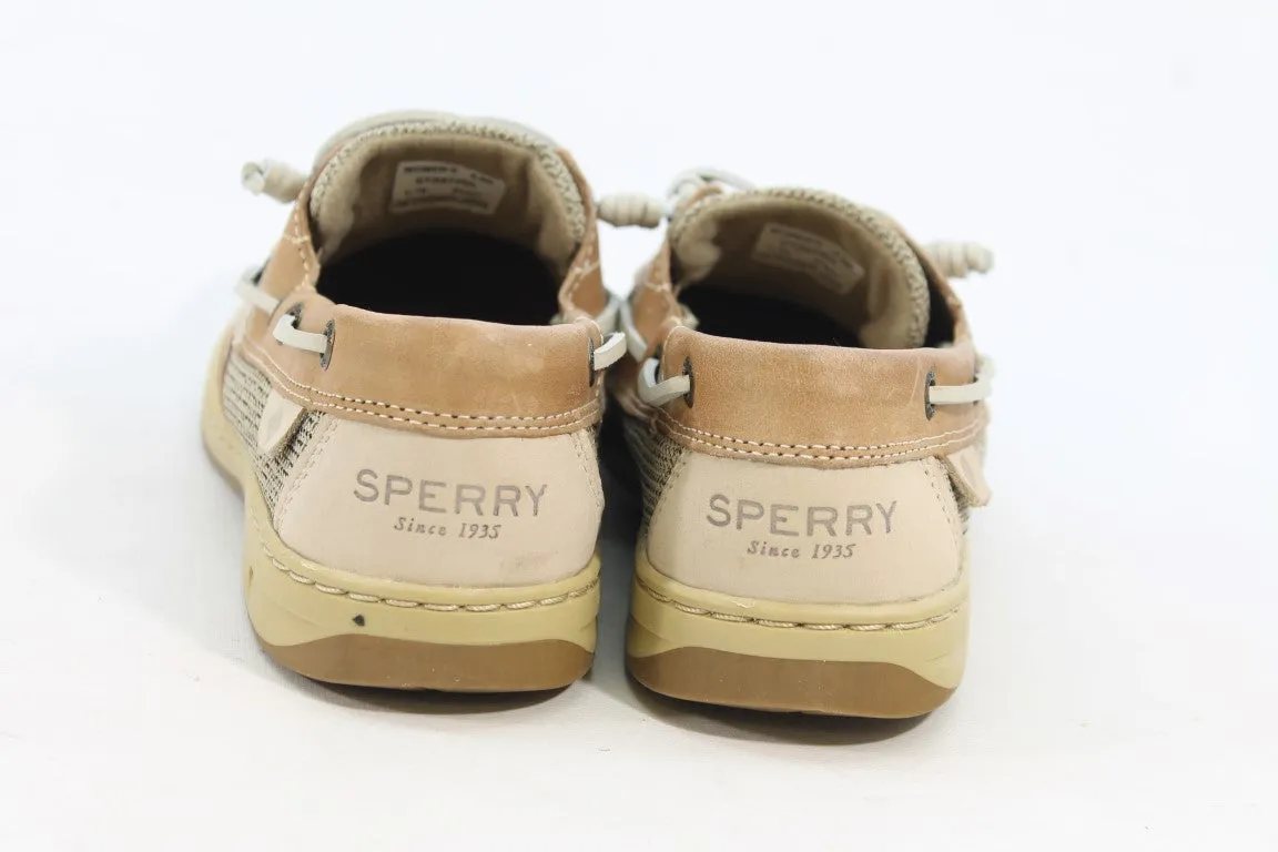 Sperry Women's Blue Fish Cognac Loafers Size 8.5M (ZAP19922)