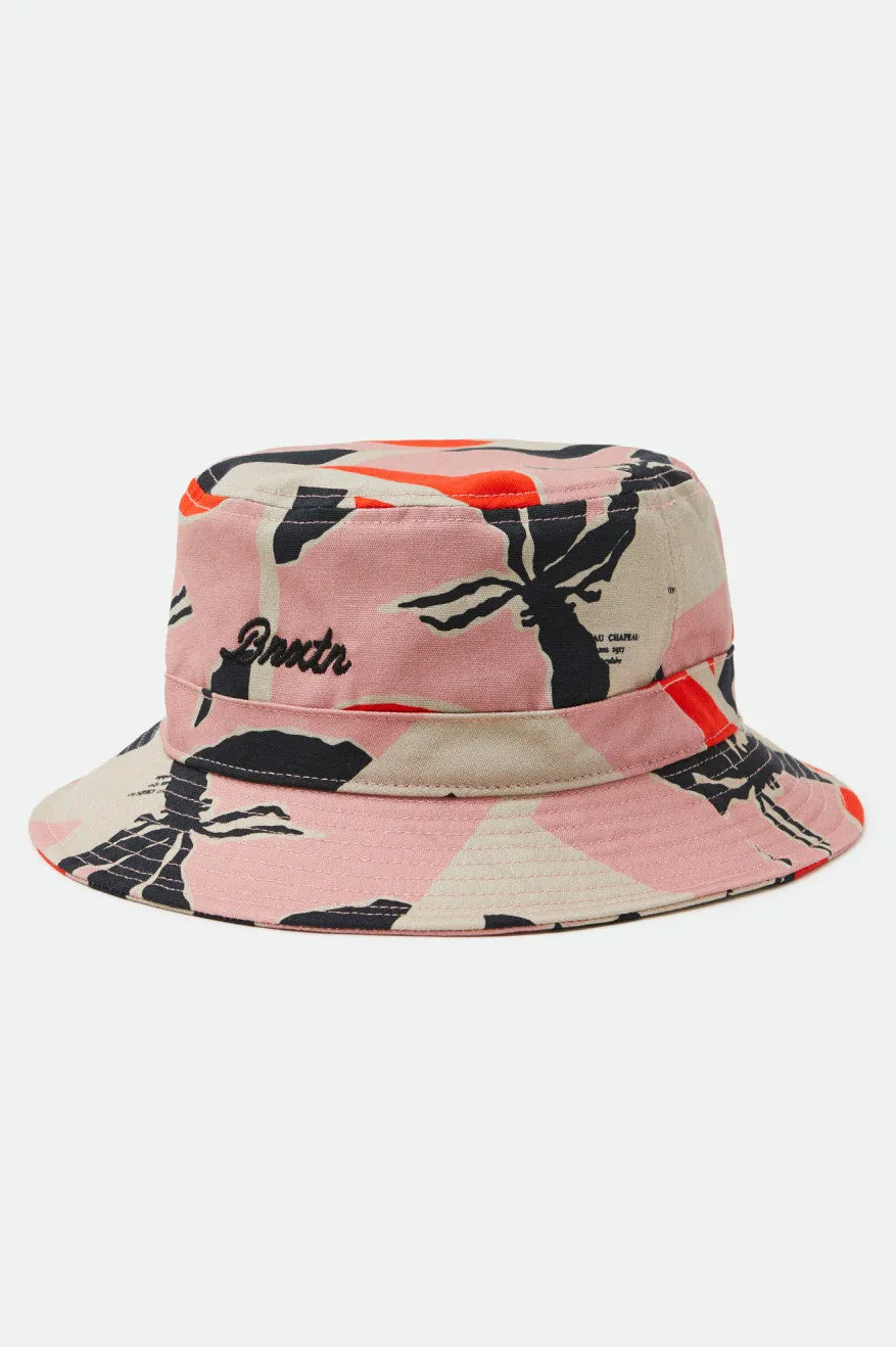 Sprint Packable Bucket Hat - Pink/Red