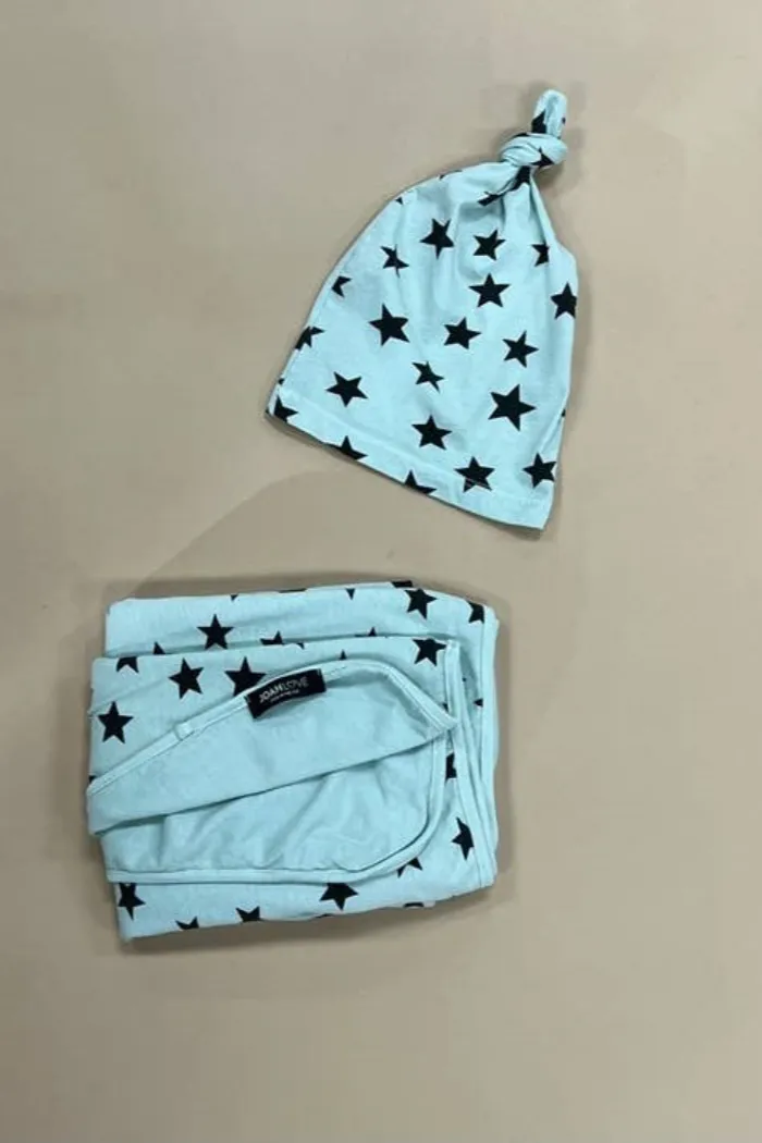 Star Hat+Swaddle Blanket Set