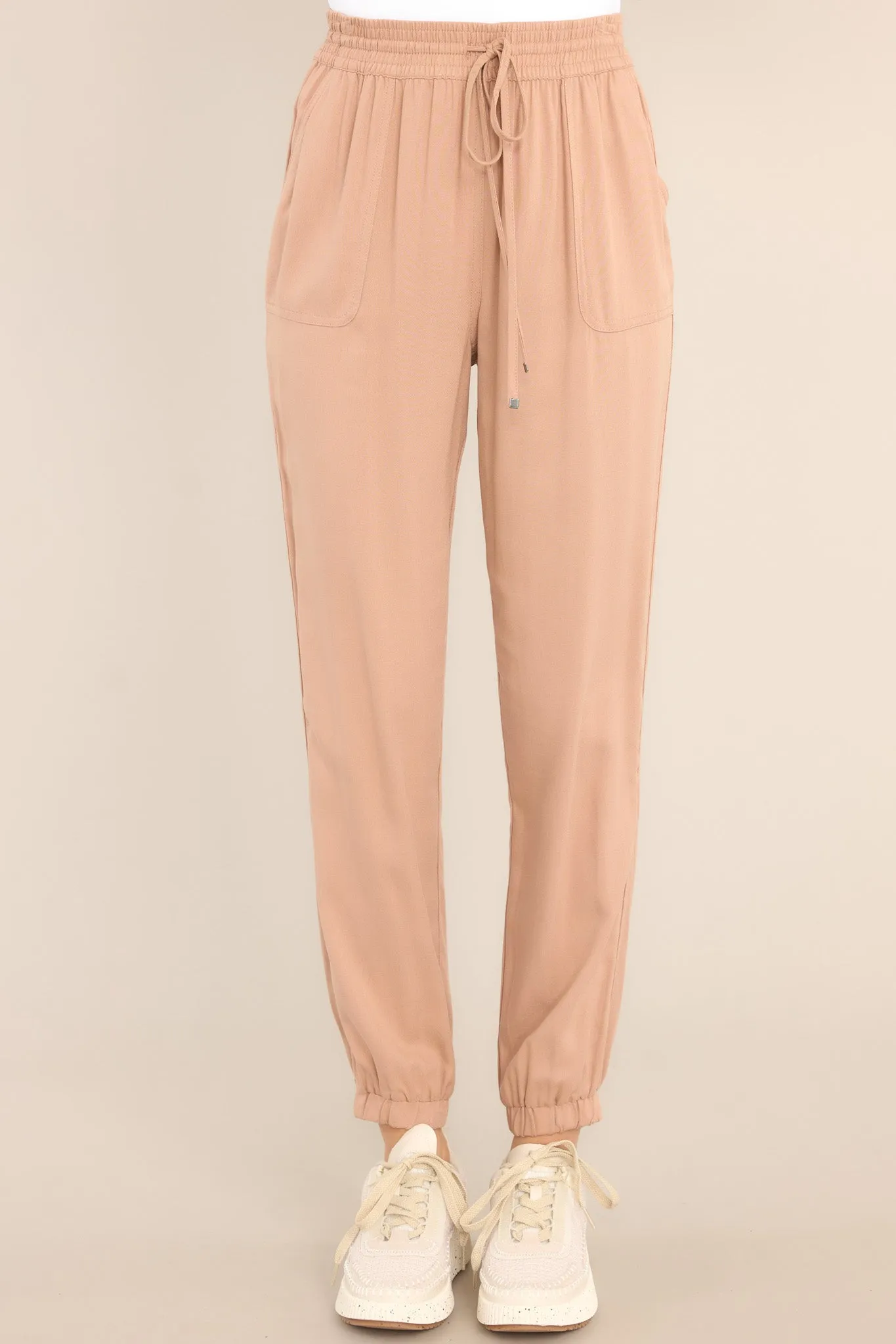 Stealth Stride Dusty Peach Joggers