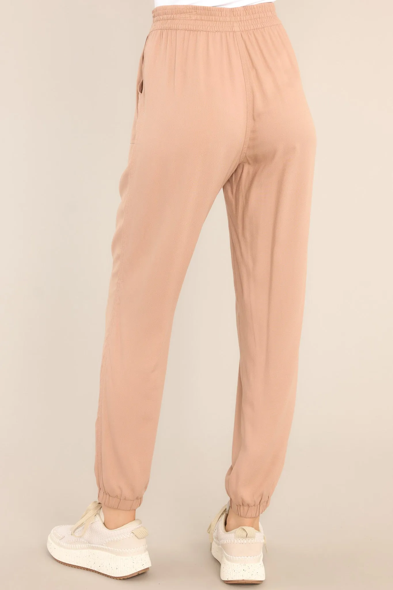 Stealth Stride Dusty Peach Joggers