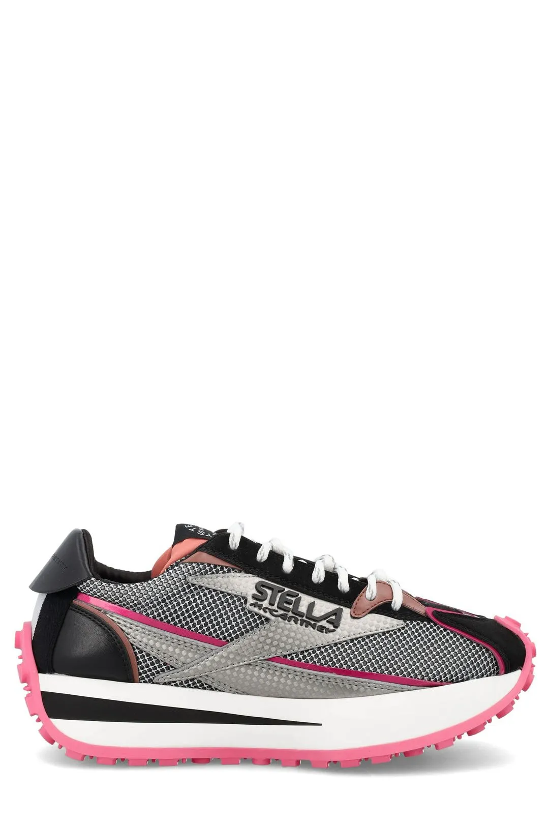 Stella McCartney Reclypse Lace-Up Sneakers with Round Toe