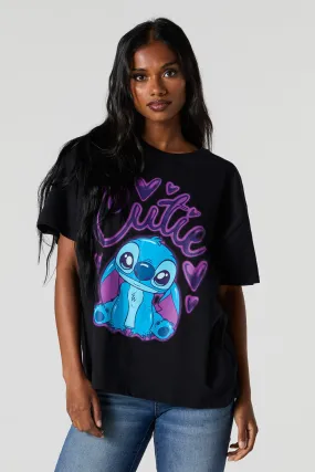 Stitch Graphic Cutie Boyfriend Tee