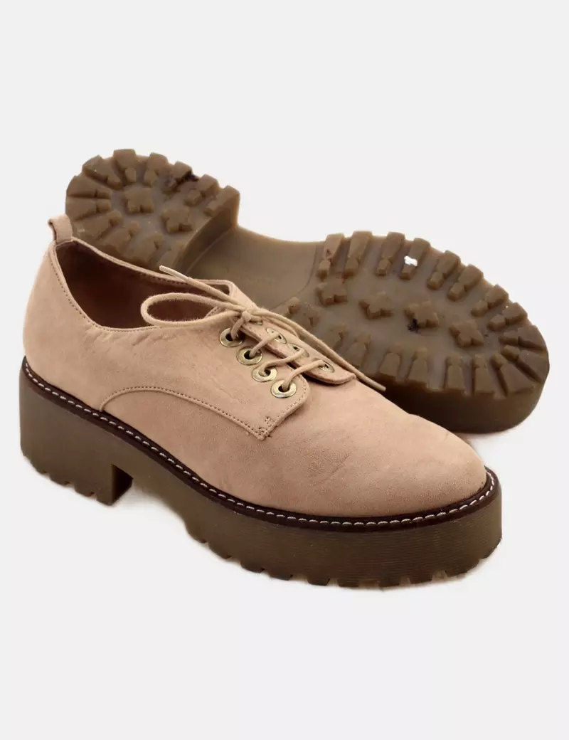 Stradivarius leather Oxford shoes