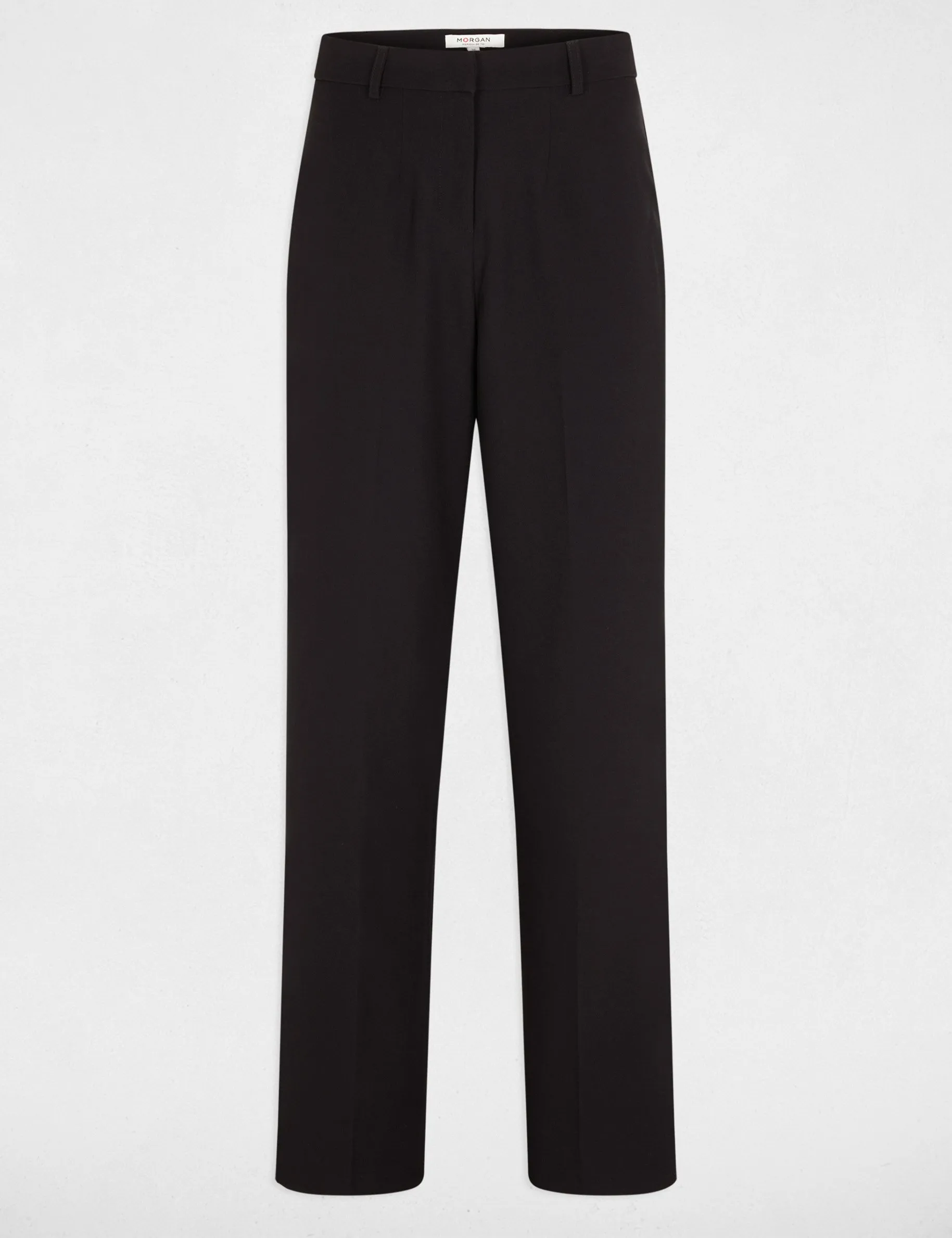 Straight trousers with darts black women