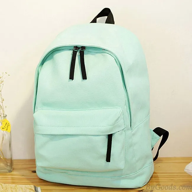 Student Rucksack School Bag Girl Canvas Backpacks