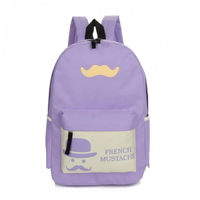 Summer Beard Pattern Travelling Bags School Backpacks 