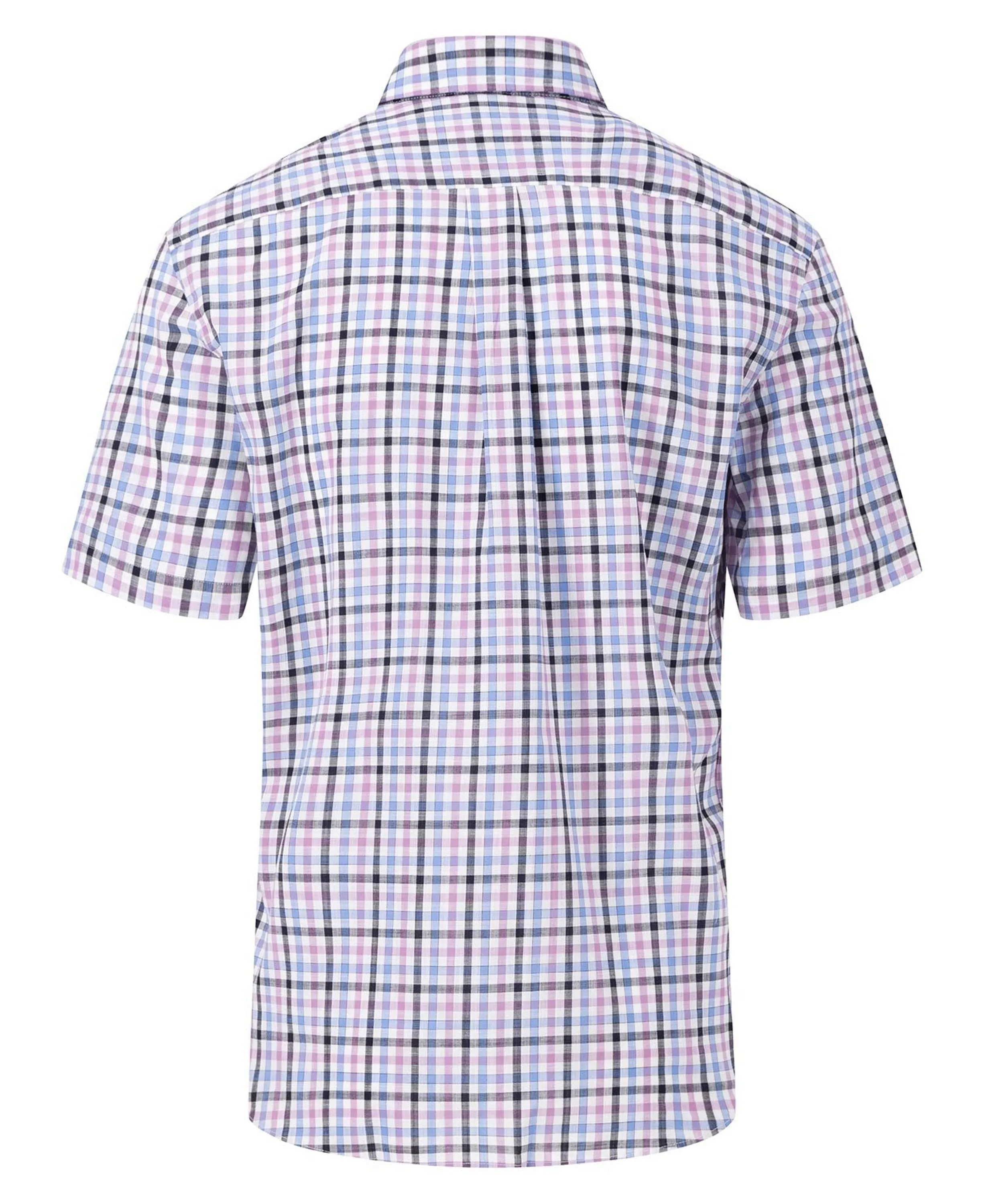 Summer Slub Check Shirt                             Dusty Lavender