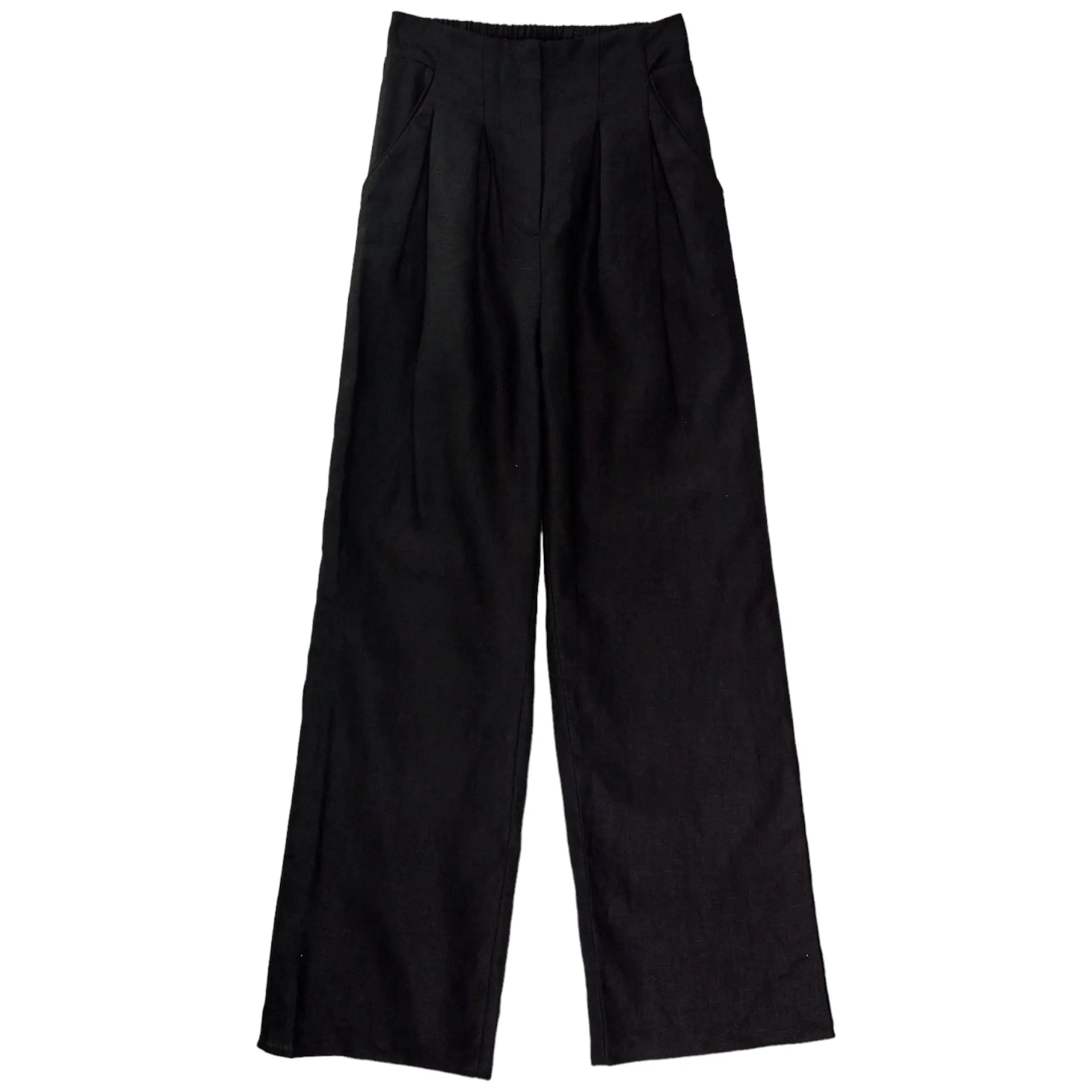 Sunset Lover Black High Waist Trousers