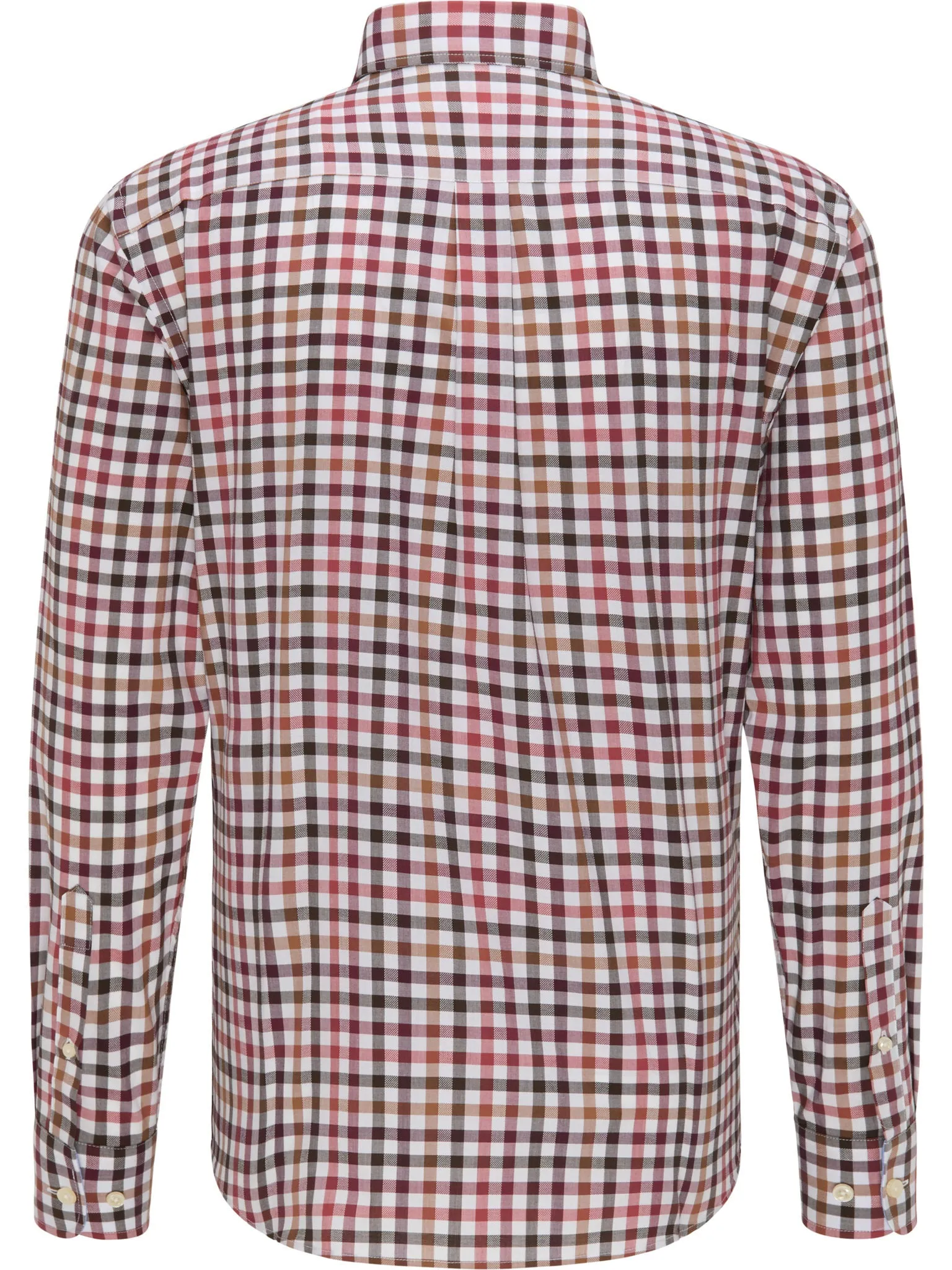 Supersoft Combi Check Shirt                             Terracotta Biscotti