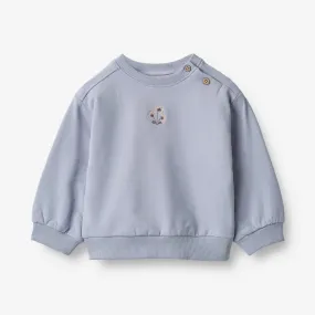 Sweatshirt Eliza Embroidery | Baby - ice purple