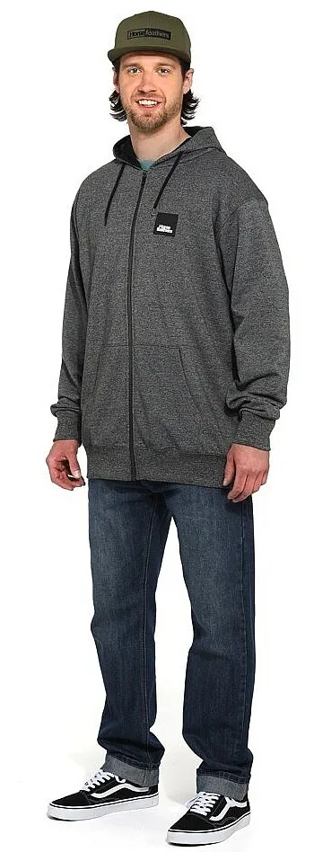 sweatshirt Horsefeathers Dawson Zip - Dark Ash - men´s