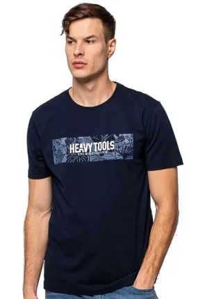 T-Shirt Heavy Tools Makro - Navy - men´s